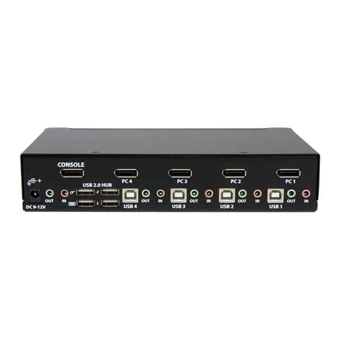 (image for) StarTech.com 4-Port DisplayPort/USB KVM Switch